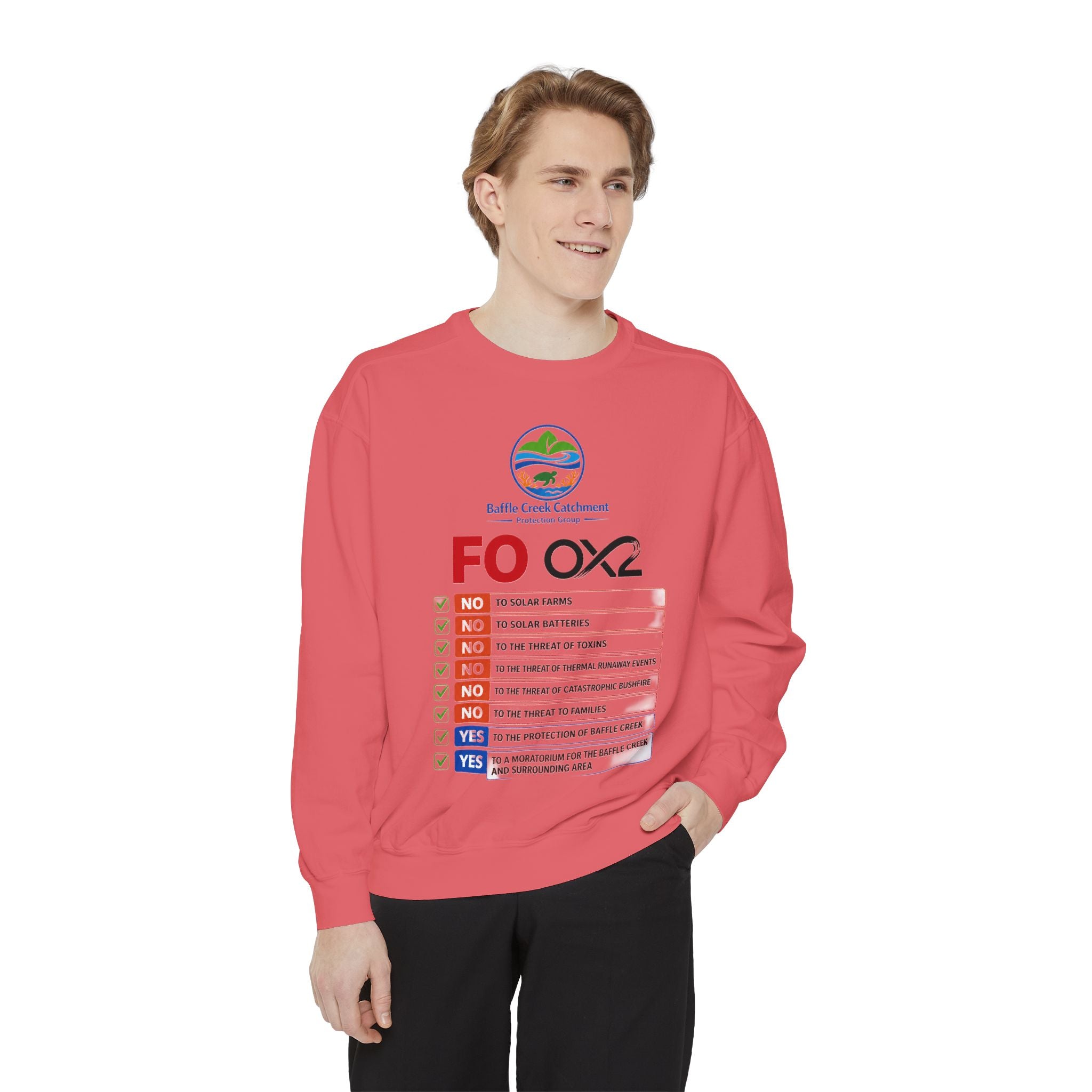 Sweatshirt — Siffle Creek Catchments 'FOXO2' Checklist Crewneck
