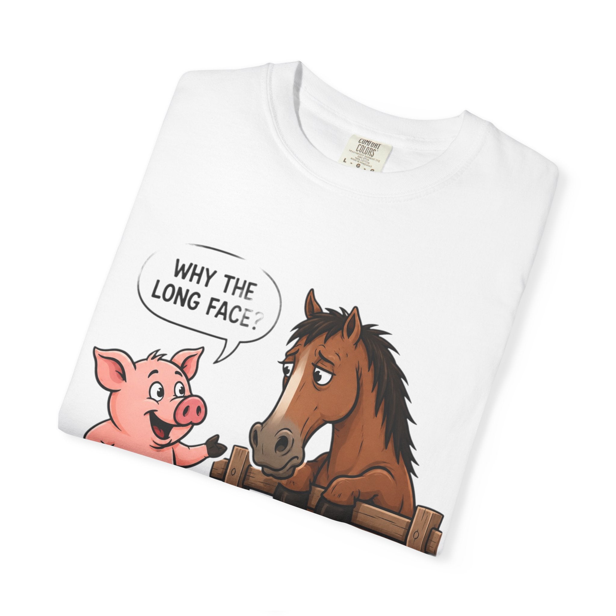 Are You Okay? T-Shirt — "Why the Long Face?" Mental Health Check-In Tee