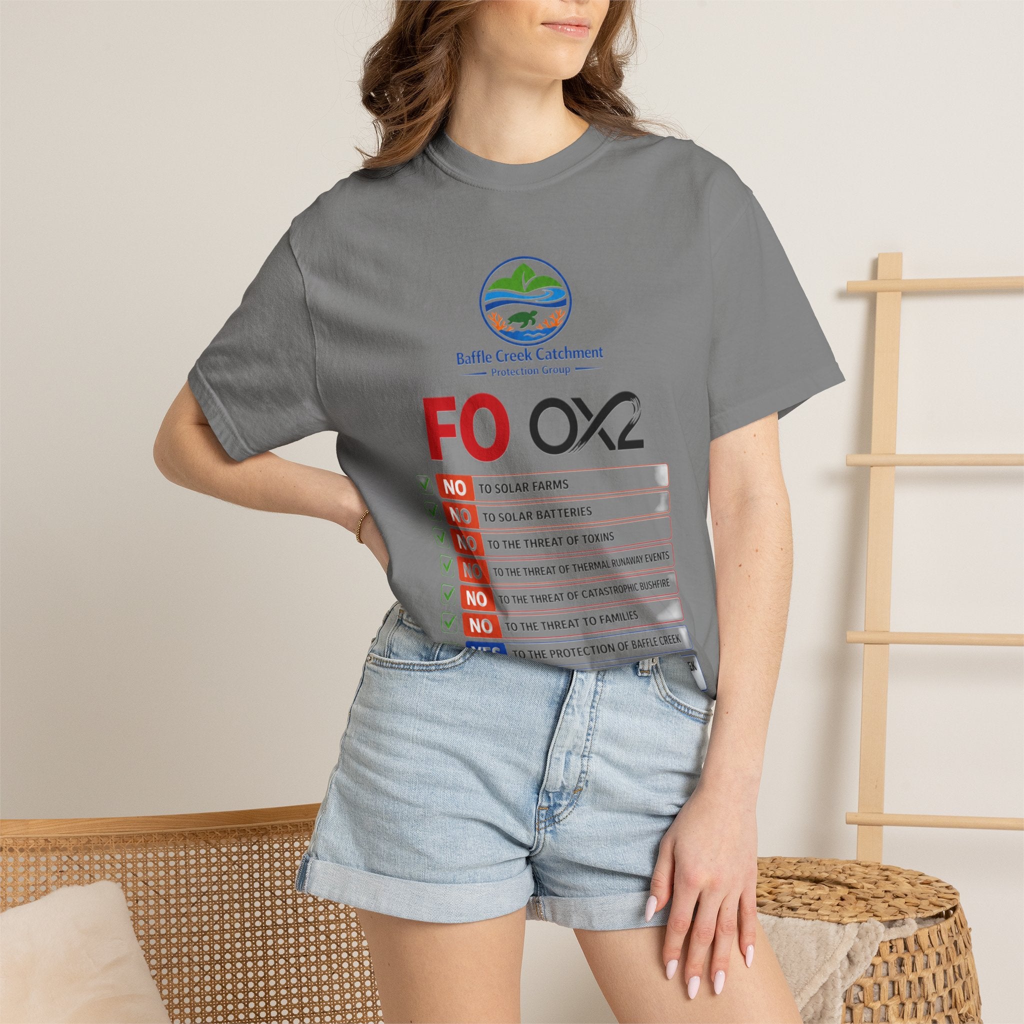 Baffle Creek Catchment 'FOOX2' Environmental Checklist T-Shirt