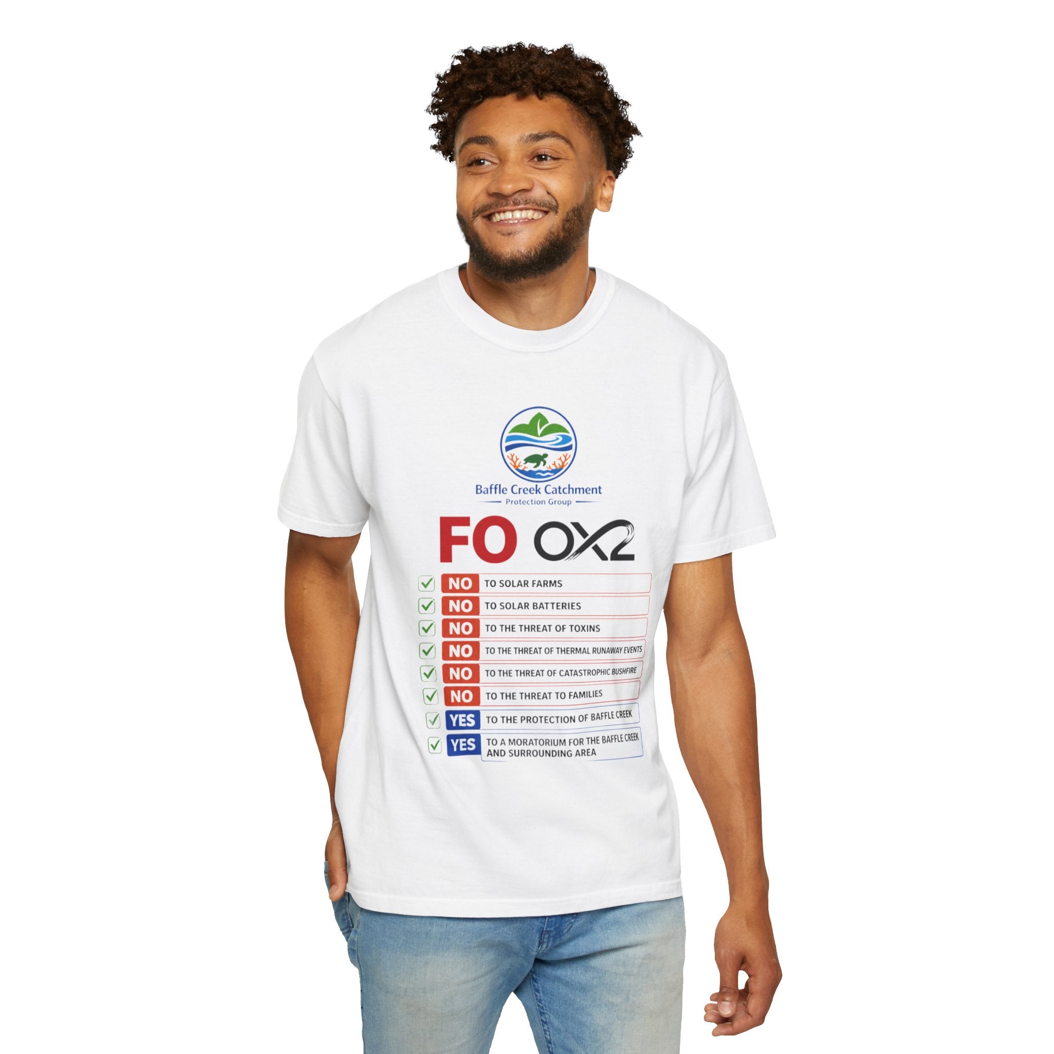 Baffle Creek Catchment 'FOOX2' Environmental Checklist T-Shirt