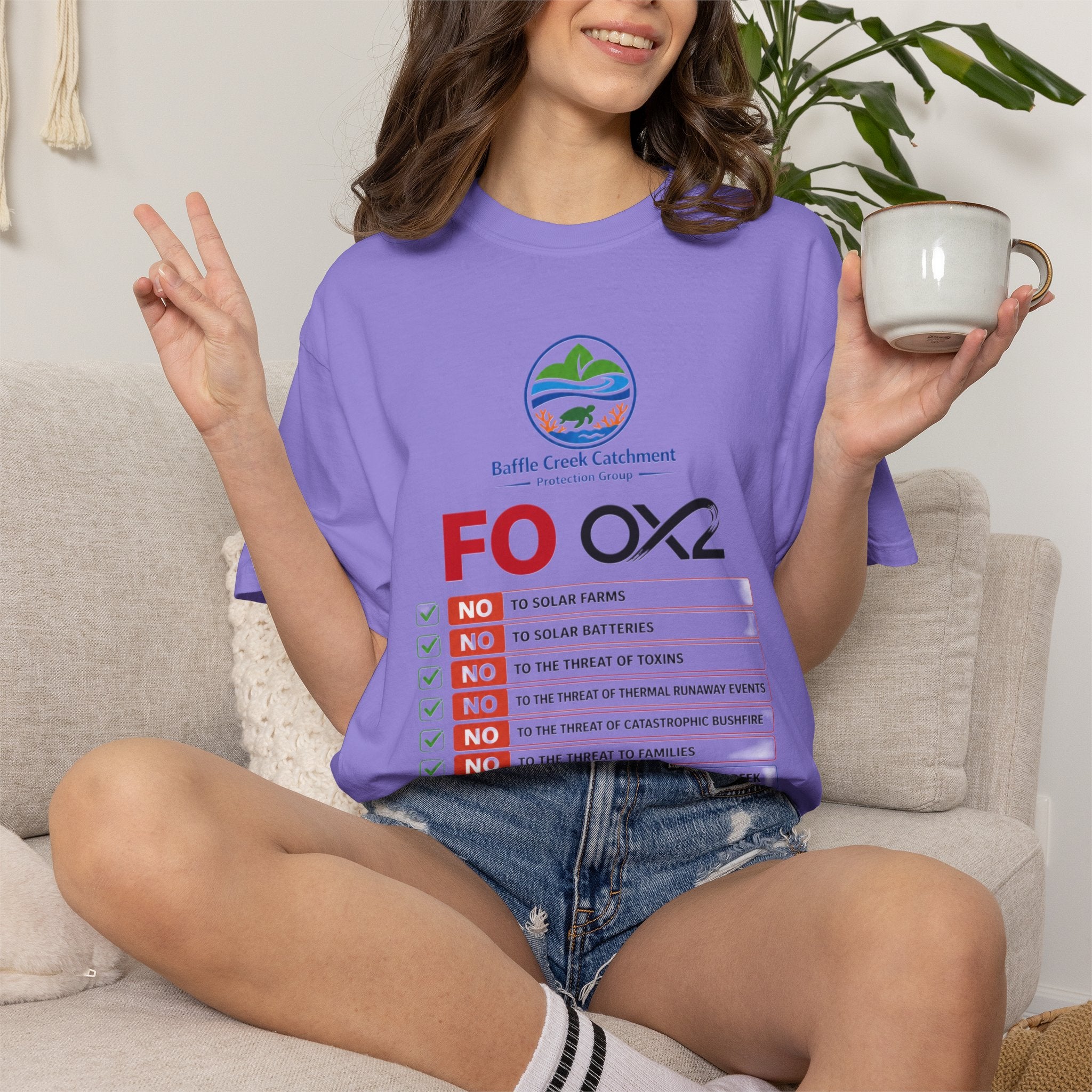 Baffle Creek Catchment 'FOOX2' Environmental Checklist T-Shirt