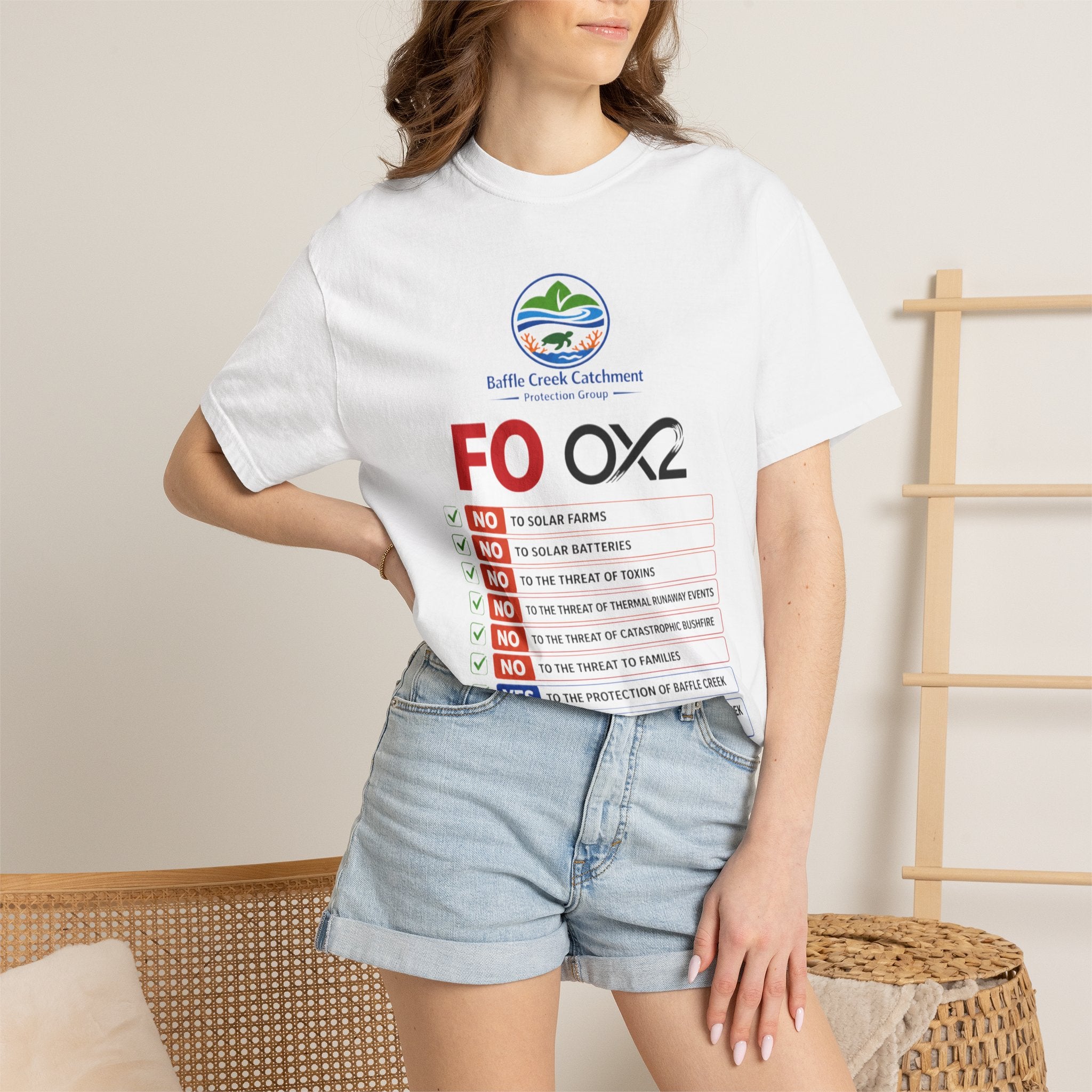 Baffle Creek Catchment 'FOOX2' Environmental Checklist T-Shirt