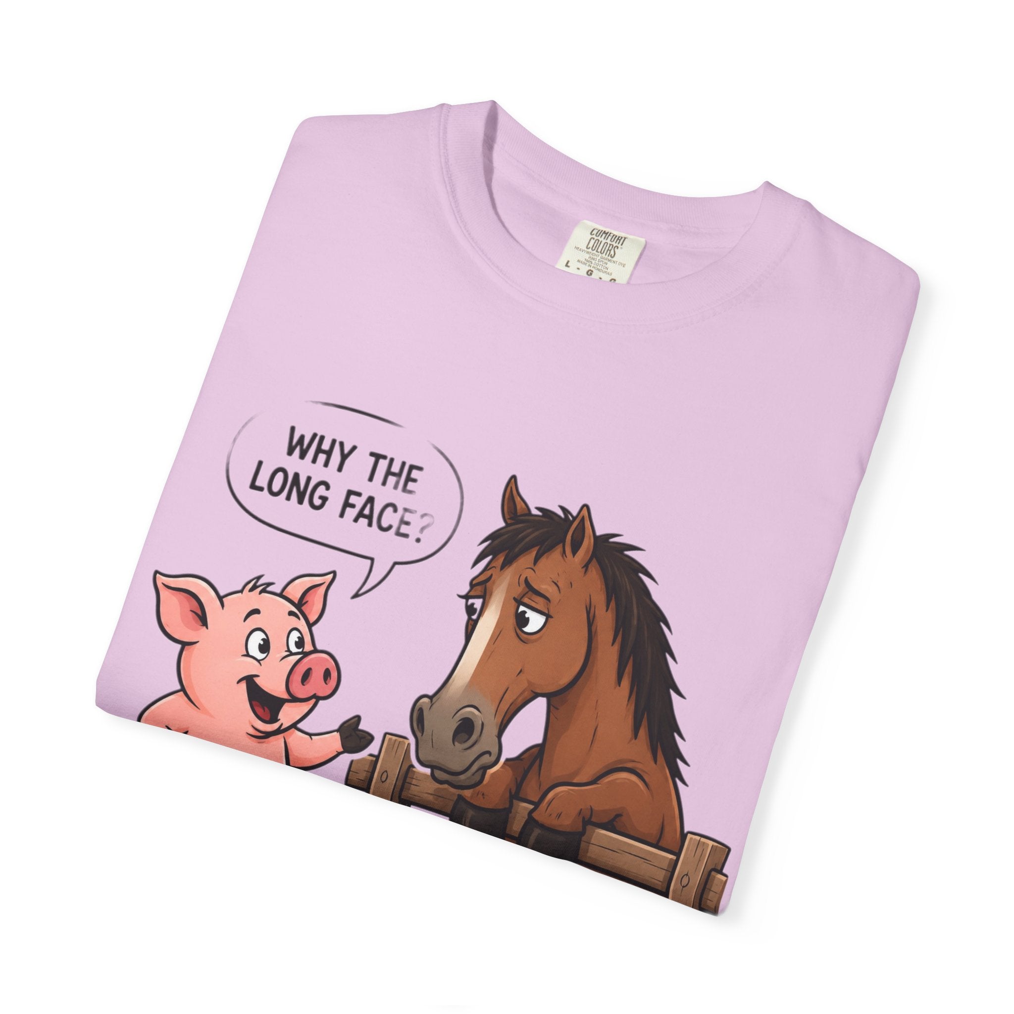 Are You Okay? T-Shirt — "Why the Long Face?" Mental Health Check-In Tee