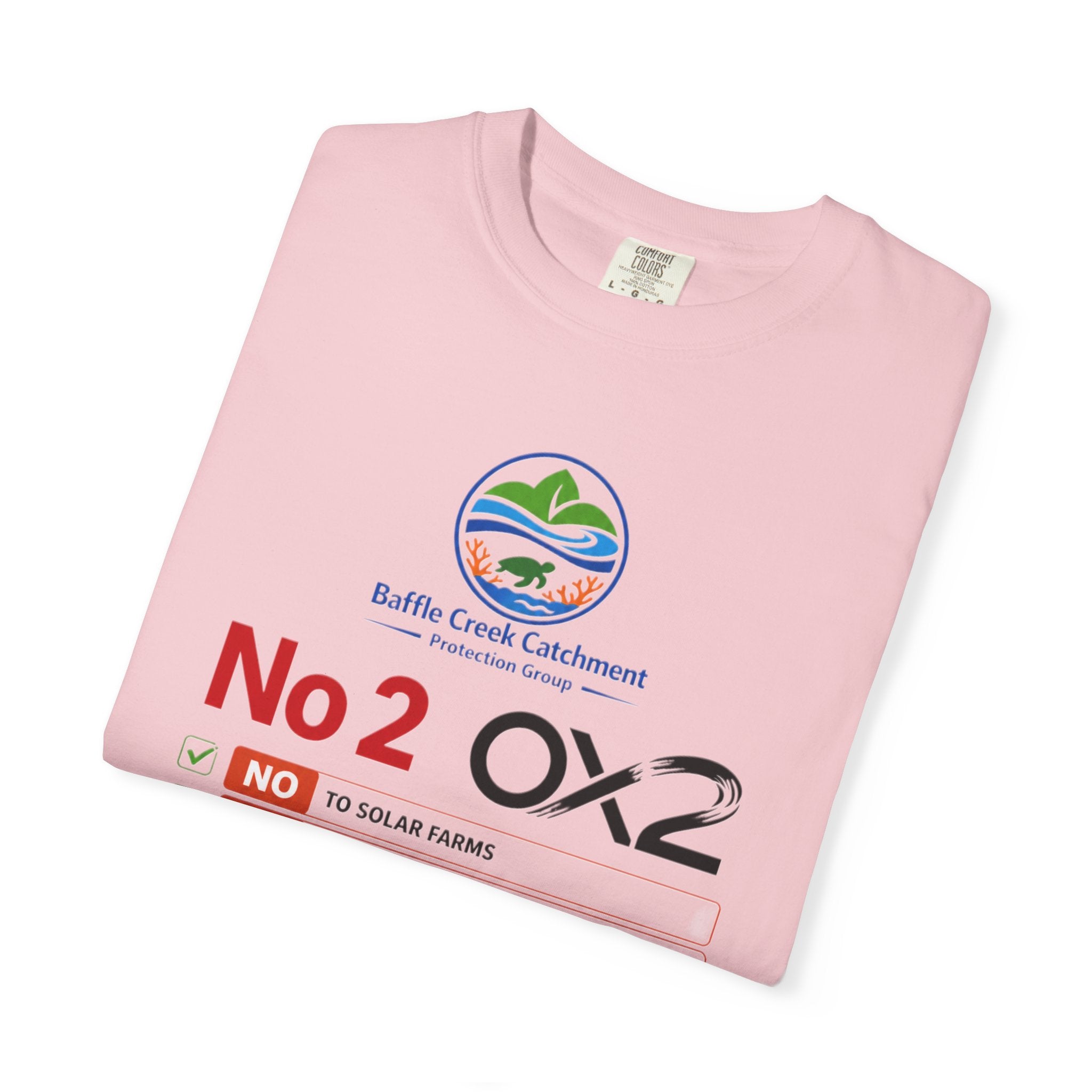No 2 OX2 Protest T-Shirt — Baffle Creek Catchment Environmental Campaign Tee