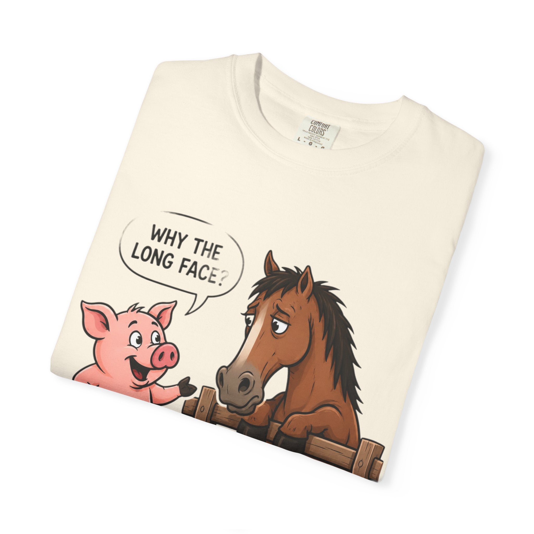 Are You Okay? T-Shirt — "Why the Long Face?" Mental Health Check-In Tee