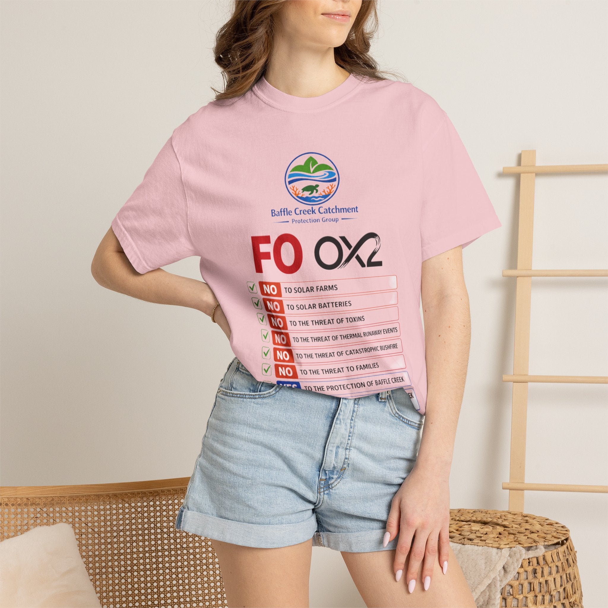 Baffle Creek Catchment 'FOOX2' Environmental Checklist T-Shirt