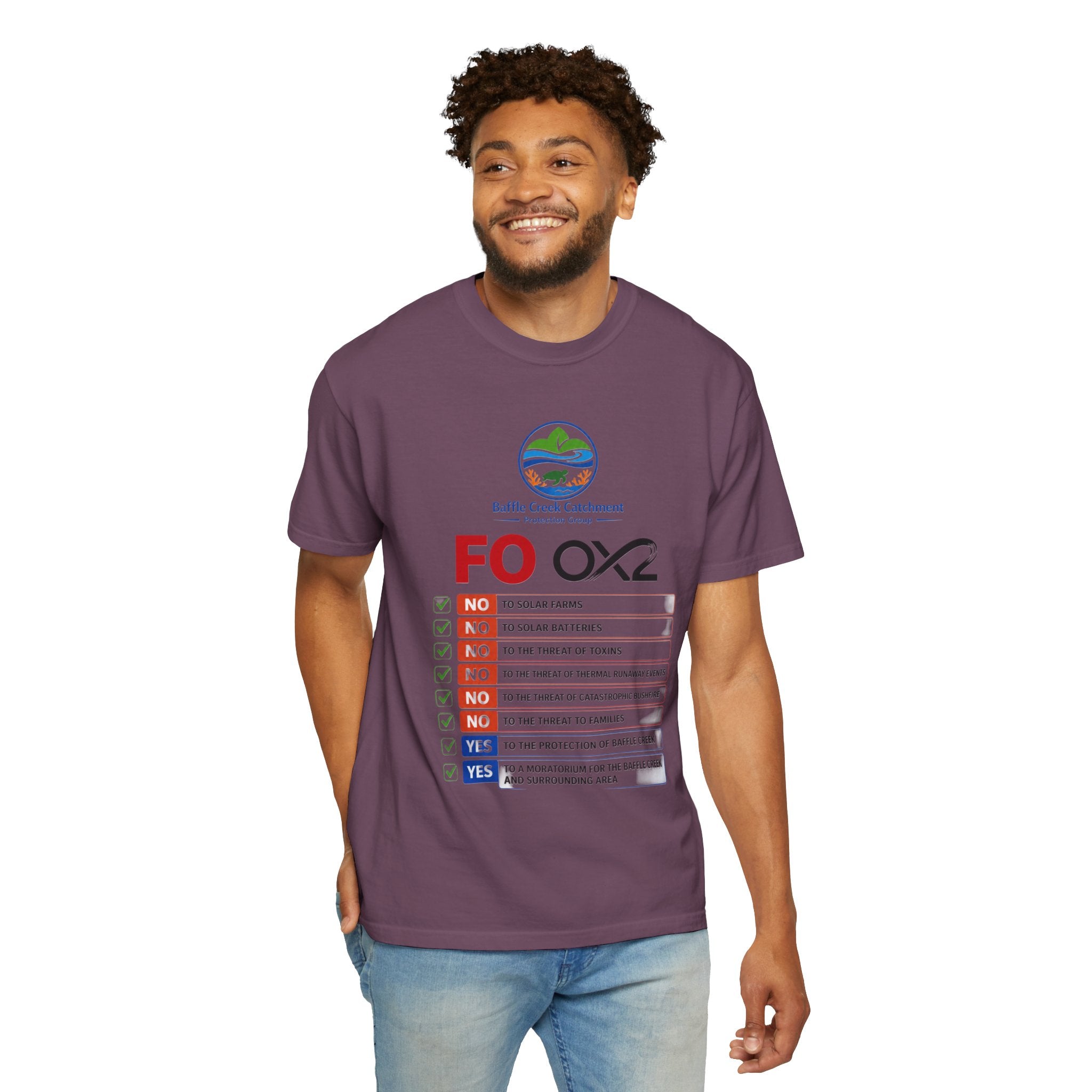 Baffle Creek Catchment 'FOOX2' Environmental Checklist T-Shirt