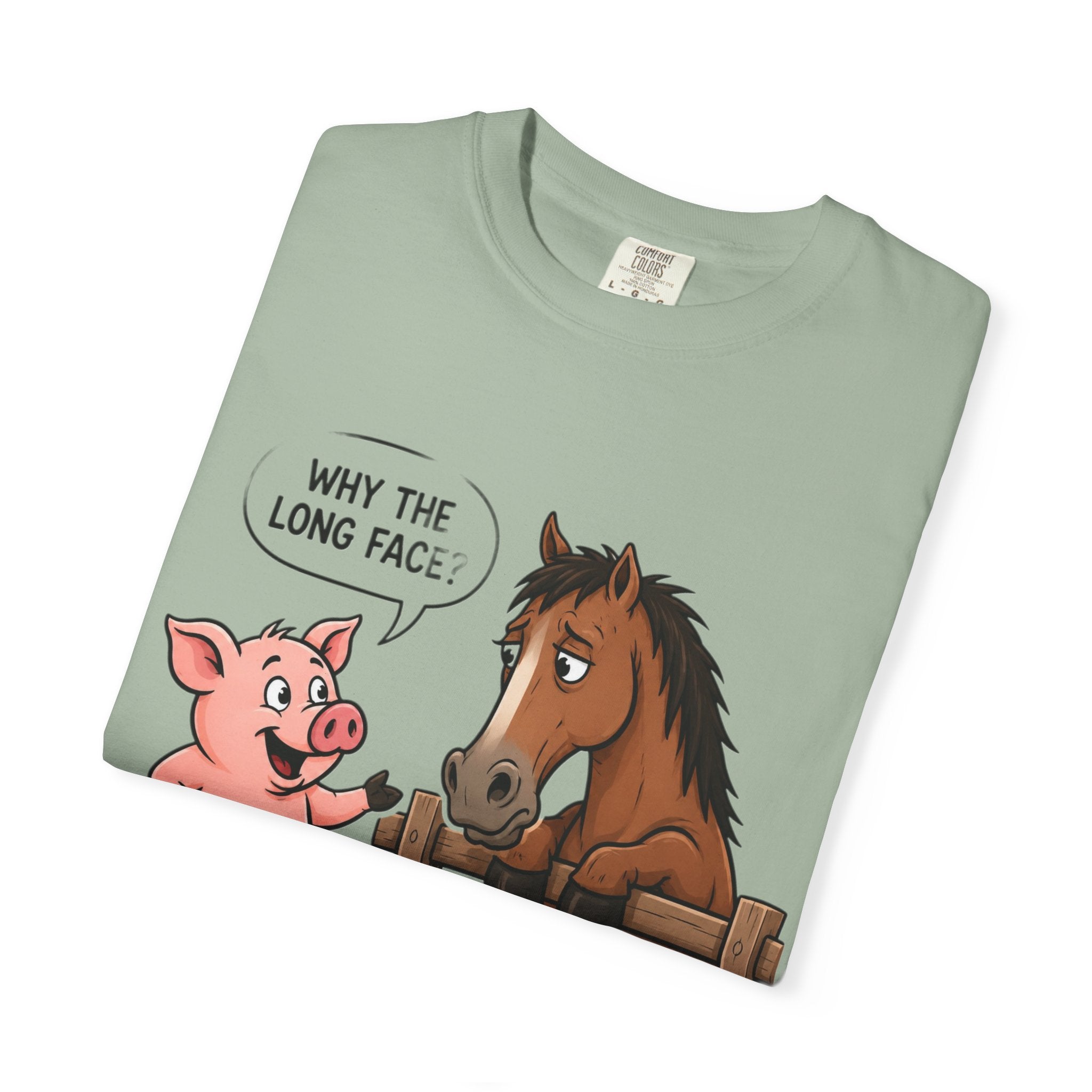 Are You Okay? T-Shirt — "Why the Long Face?" Mental Health Check-In Tee