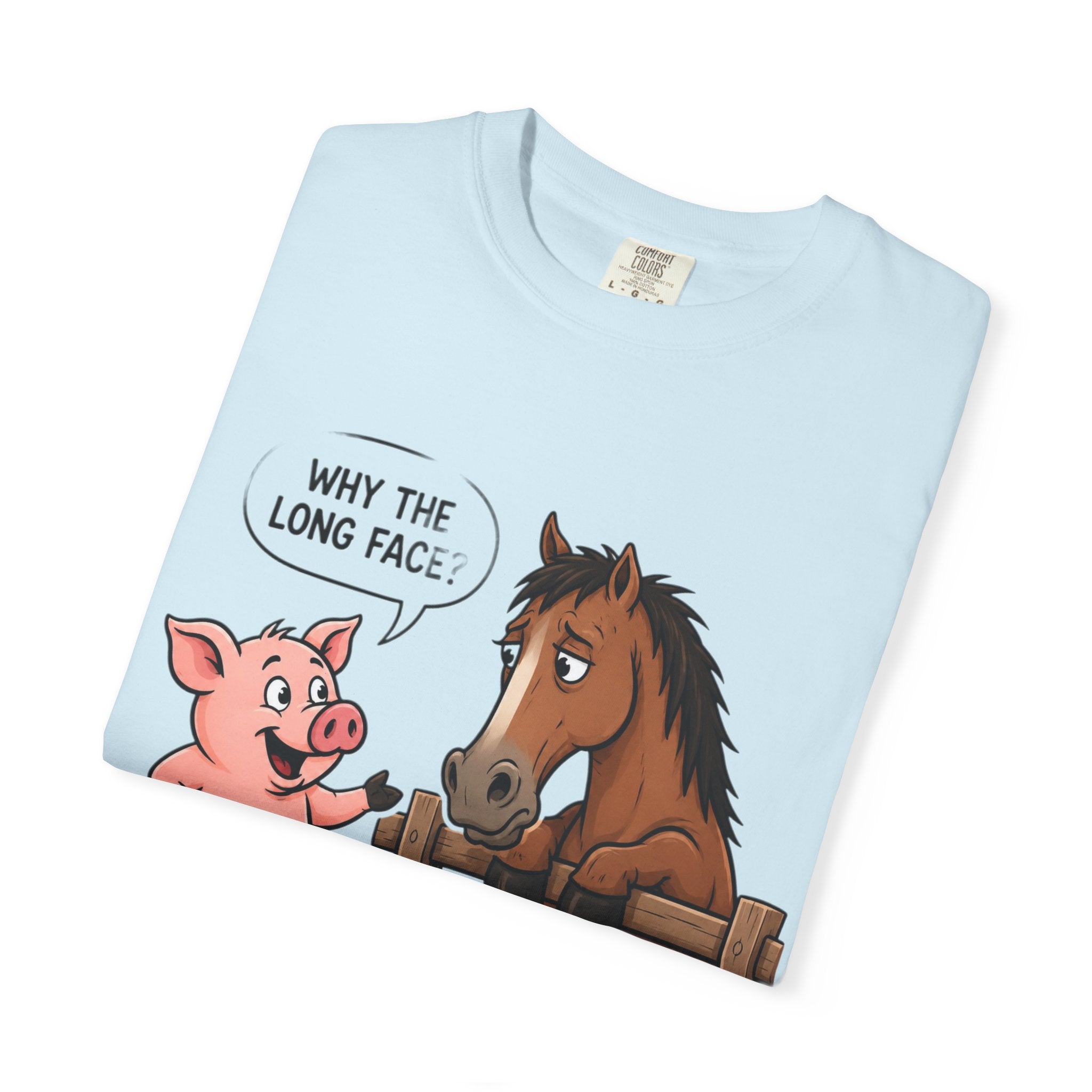 Are You Okay? T-Shirt — "Why the Long Face?" Mental Health Check-In Tee