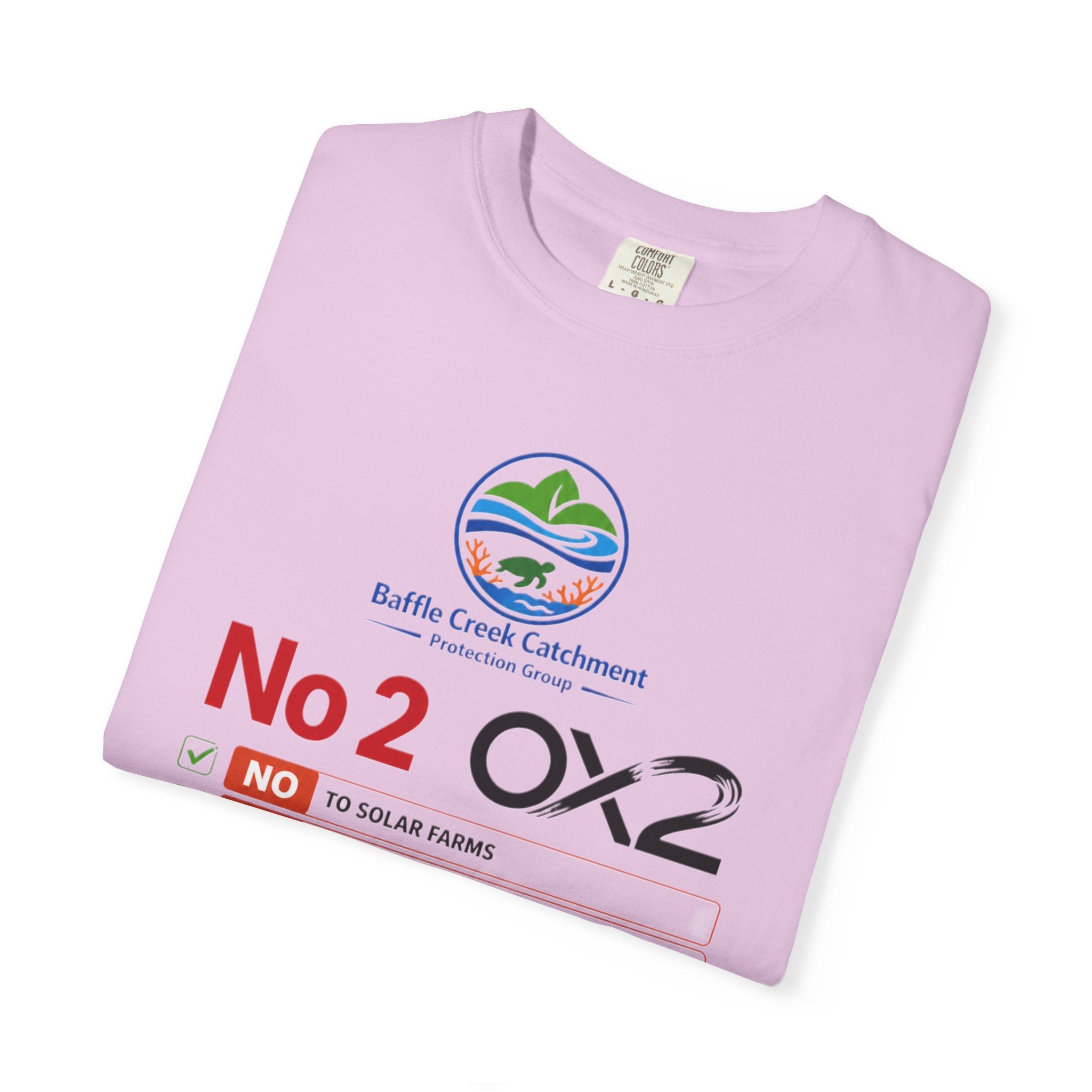 No 2 OX2 Protest T-Shirt — Baffle Creek Catchment Environmental Campaign Tee