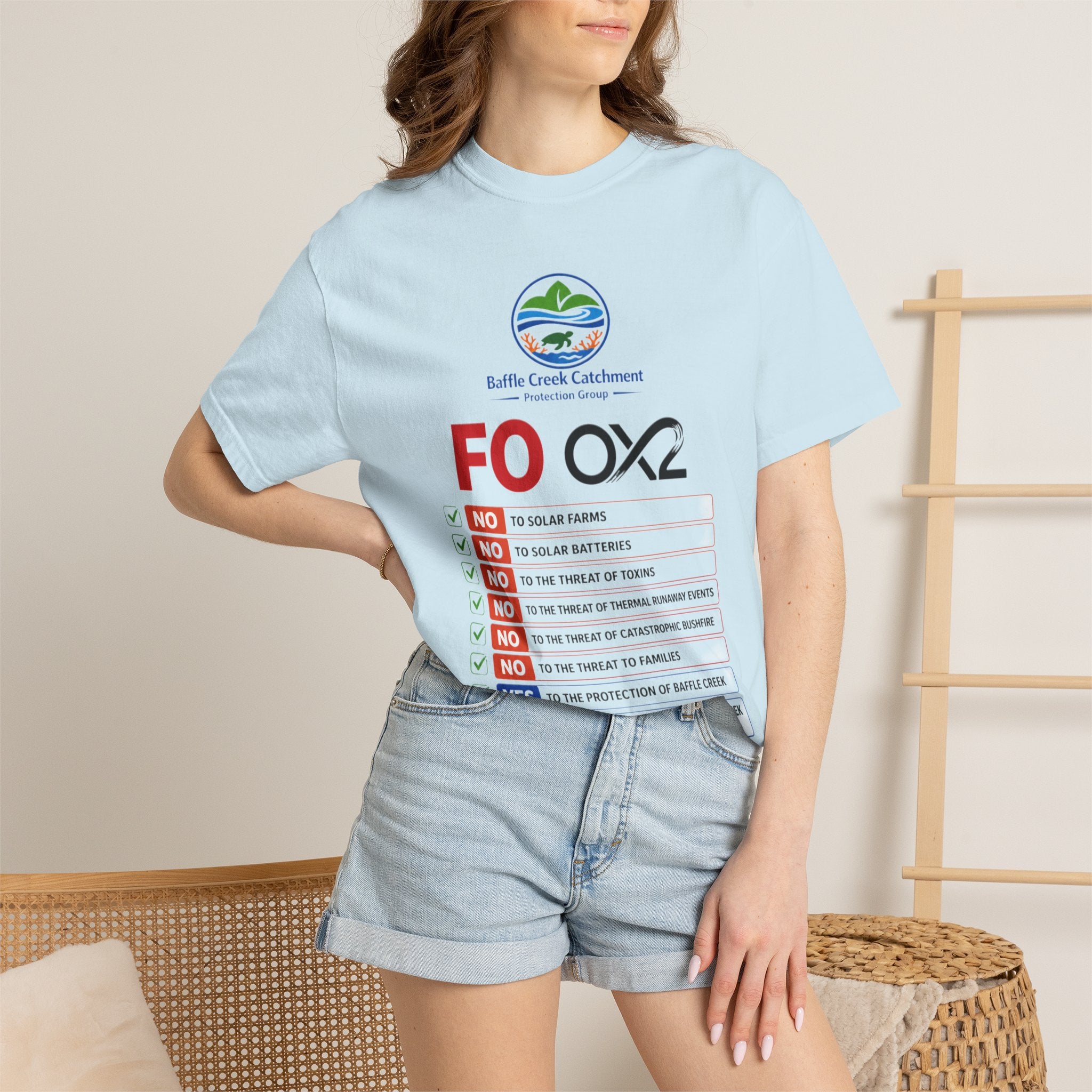 Baffle Creek Catchment 'FOOX2' Environmental Checklist T-Shirt