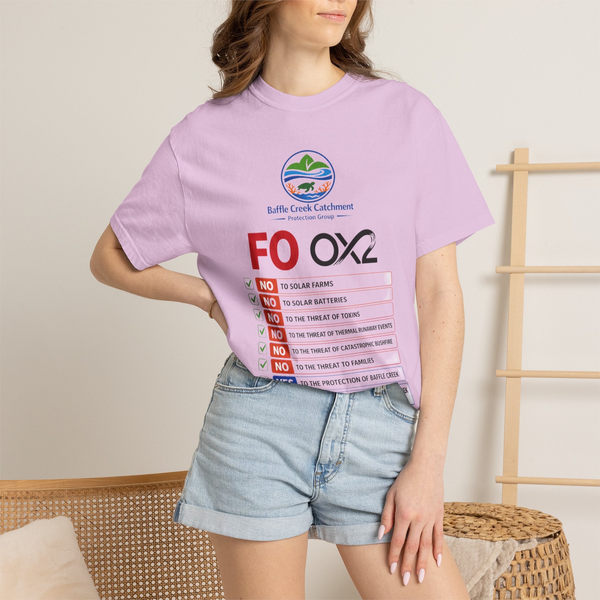 Baffle Creek Catchment 'FOOX2' Environmental Checklist T-Shirt
