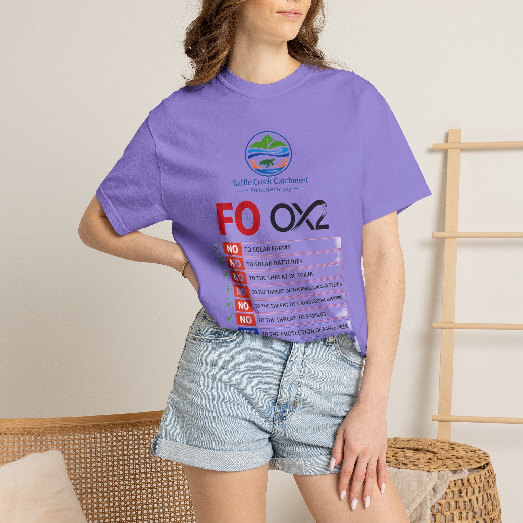 Baffle Creek Catchment 'FOOX2' Environmental Checklist T-Shirt
