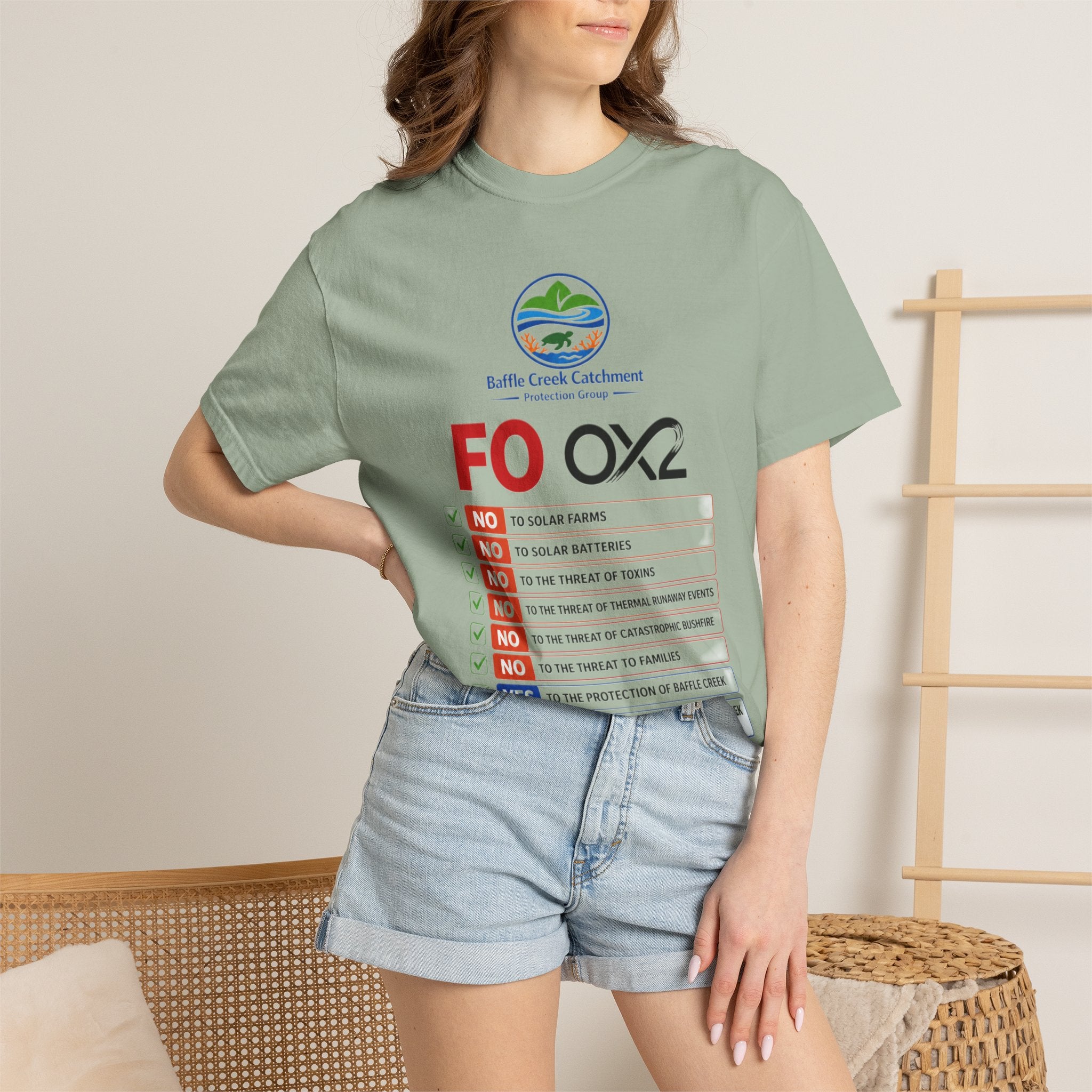 Baffle Creek Catchment 'FOOX2' Environmental Checklist T-Shirt