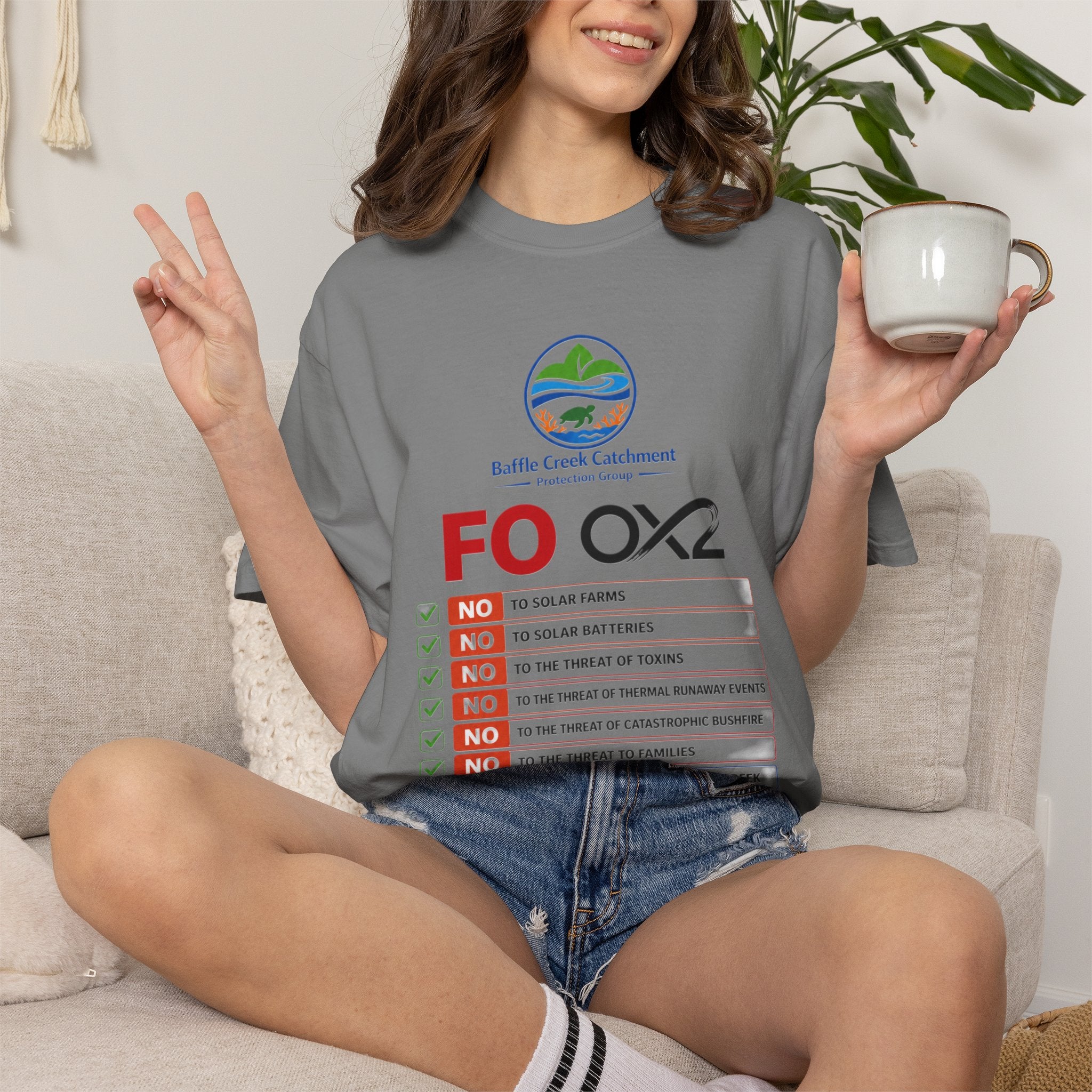 Baffle Creek Catchment 'FOOX2' Environmental Checklist T-Shirt