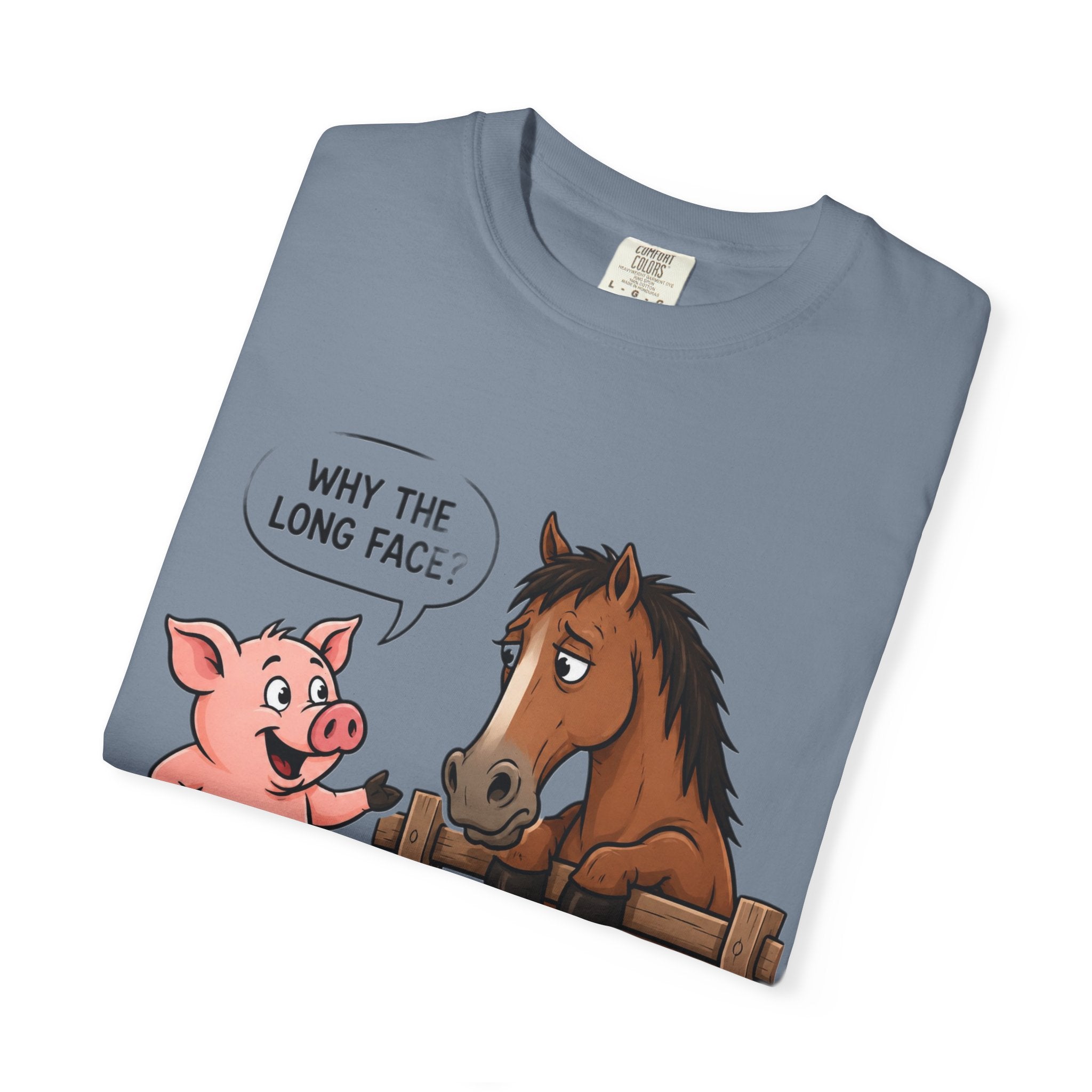 Are You Okay? T-Shirt — "Why the Long Face?" Mental Health Check-In Tee