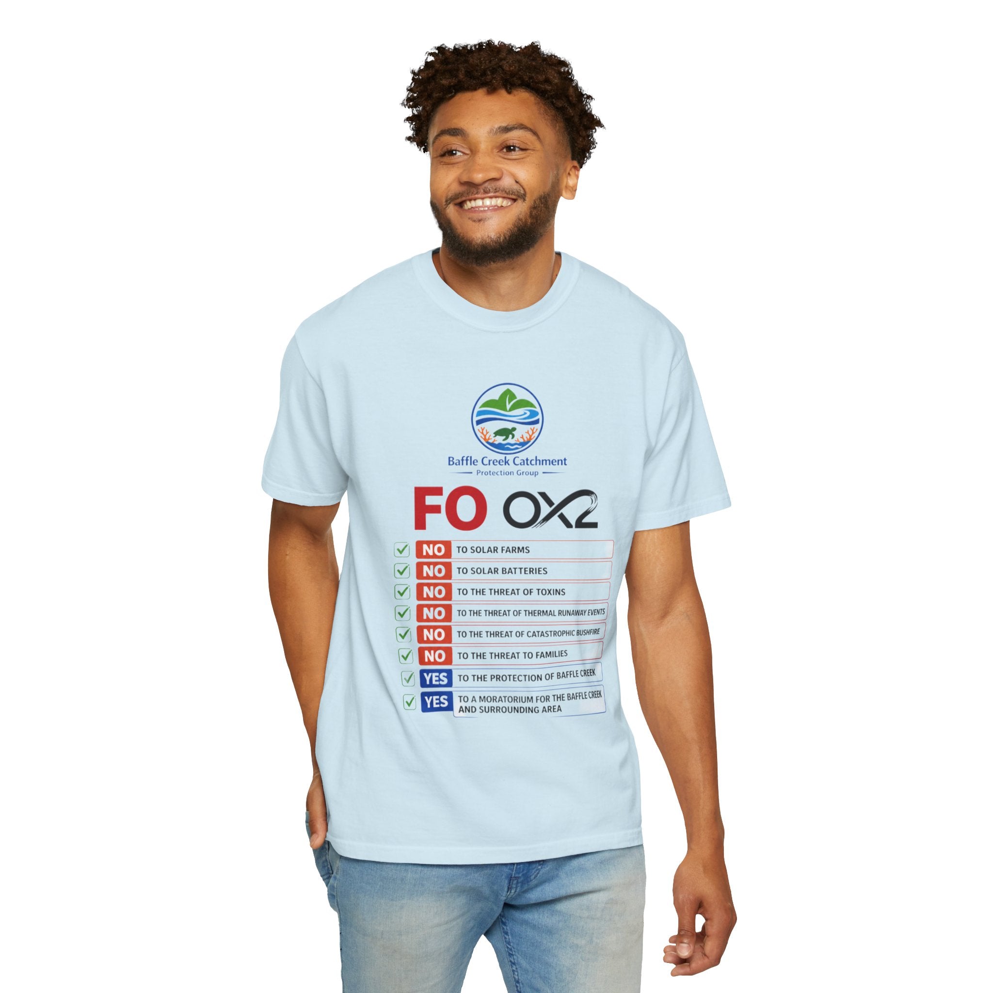 Baffle Creek Catchment 'FOOX2' Environmental Checklist T-Shirt