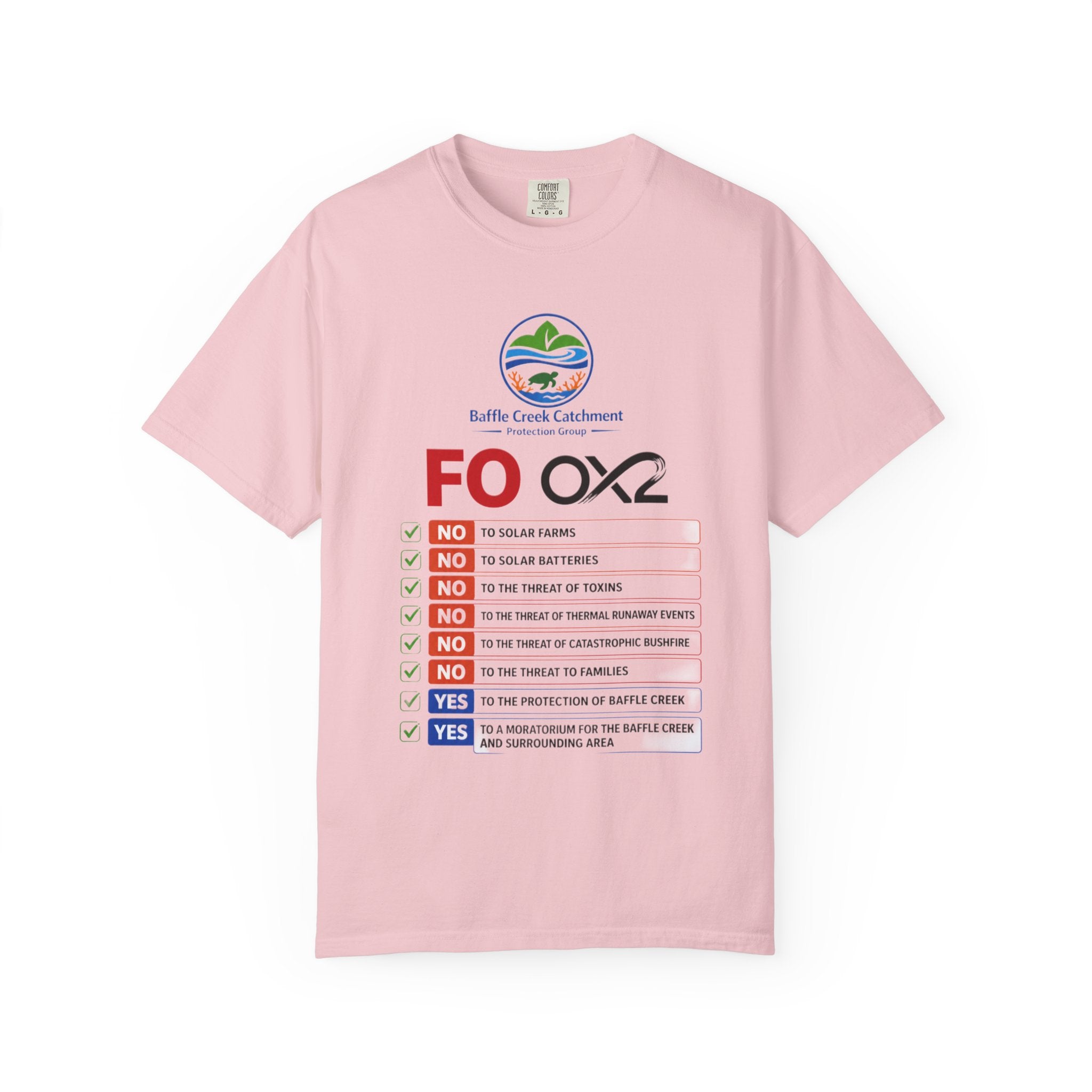 Baffle Creek Catchment 'FOOX2' Environmental Checklist T-Shirt